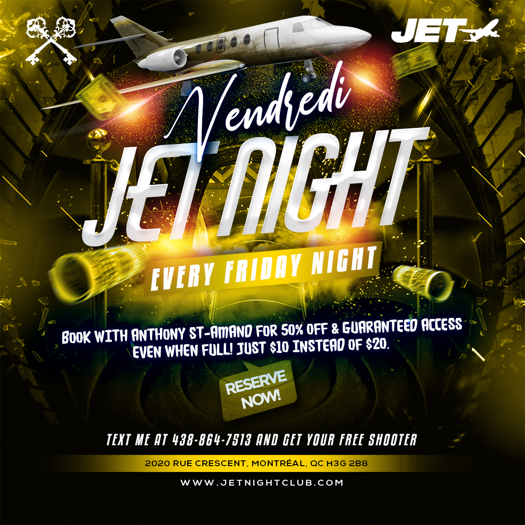 jet night party flyer